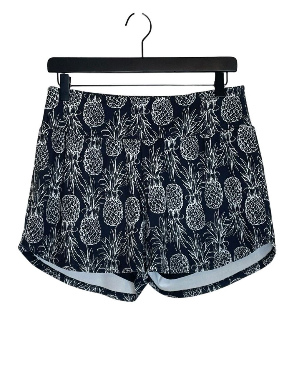 Love Fitness Pineapple Runners Athletic Shorts Black Size Large - Picture 10 of 10